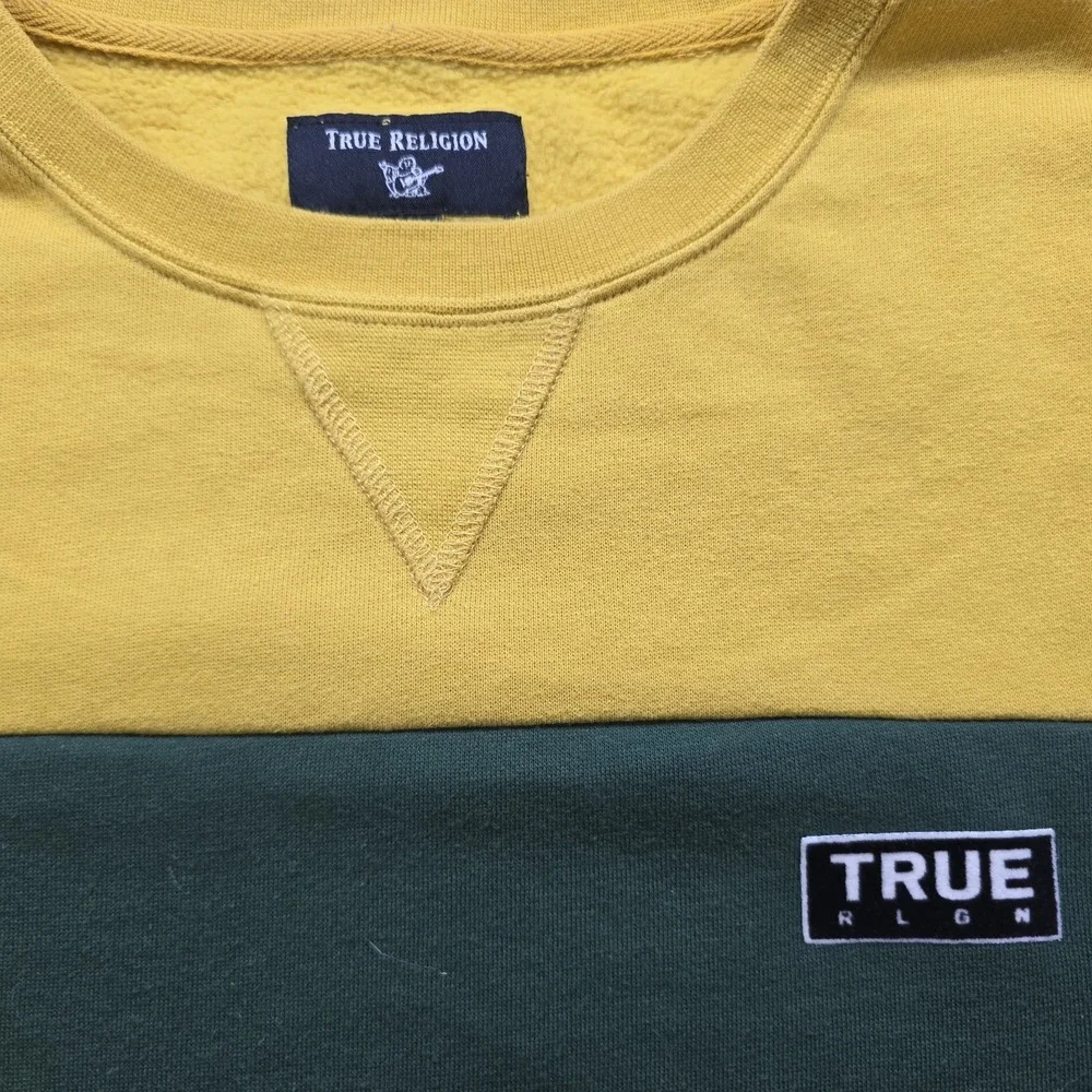 True Religion Men's XL‎ Logo Crewneck Sweatshirt